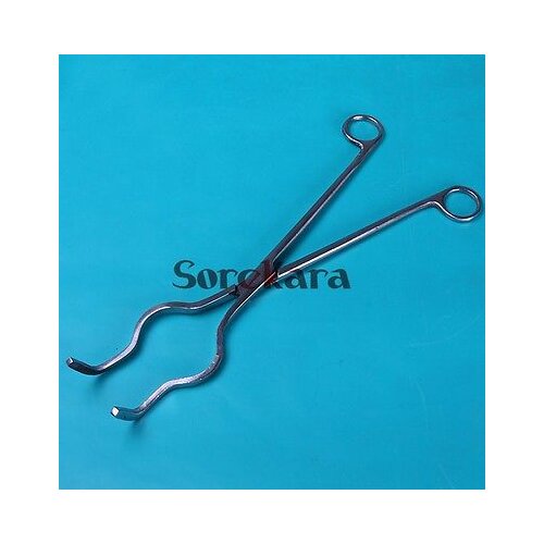 30cm Stainless Steel Crucible Tong Clamp Pliers Holder For Melting Pouring Casting Excellent Quality