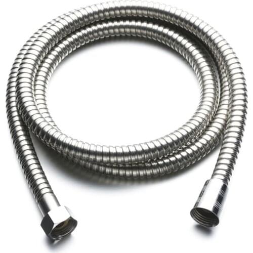 Stainless Steel Shower Hose Finish 1.5m/2m-G1/2 Bathroom Faucet Accessories Plumbing Hoses Shower Hose Flexible Plumbing Pipe