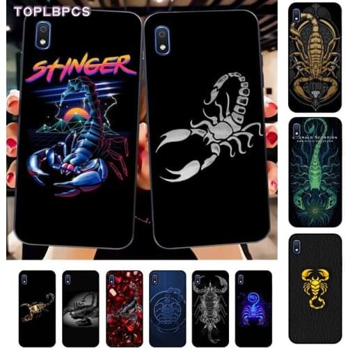 TOPLBPCS Animal crab scorpion Hybrid Black Cell Phone Case for Samsung A10 20s 71 51 10 s 20 30 40 50 70 80 91 A30s 11 31