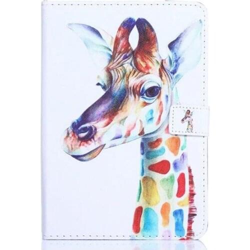 Myslc Universal Cover for Tesla Effect/Neon Color/Magnet 8.0 3G 8 inch Tablet Printed PU Leather Stand Case