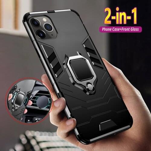 Armor Case For iPhone 12 Mini 11 Pro X XR XS Max 6 6s 7 8 Plus SE2 SE 2020 Shock Proof Phone Hybrid Phone Cover Coque Capa