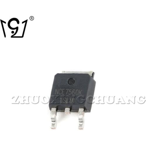 10PCS NCE7560K 75V 60A TO-252 NCE7560 new and original IC