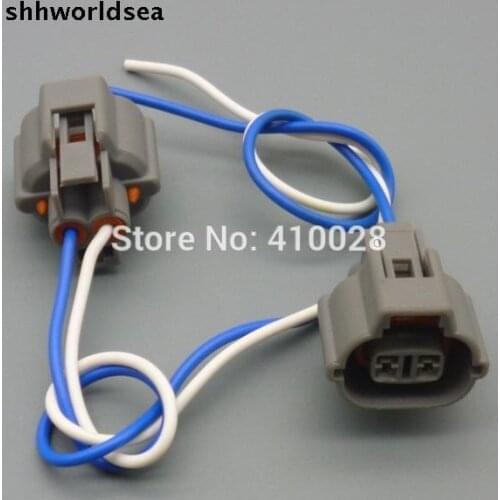 Shhworldsea 2/10/50pcs 2pin connector for common rail diesel engine electric controlled fuel injection system speed sensor