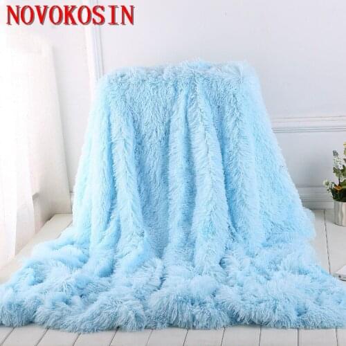2021 Plus Size Modern Household Plush Solid Carpet Bedroom Air Conditioner Blanket Long Fur Pillow Case Winter Floor Mats