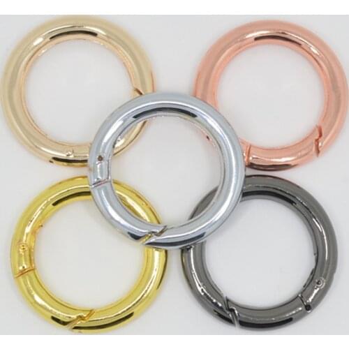 5pcs 25mm Gun black Split rings Key rings (Never Fade) Key chains key rings For Sleutelhanger Key Rings keys accesorias