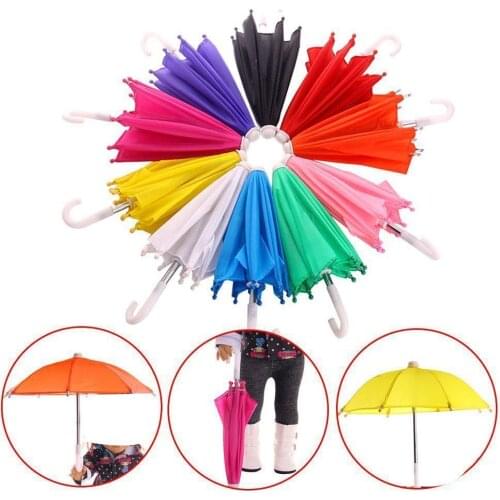 Colorful Mini Umbrella Rain Gear For Blythe 18 Inch Photography Matching Toy Baby Small Props Kids Accessories T9G9