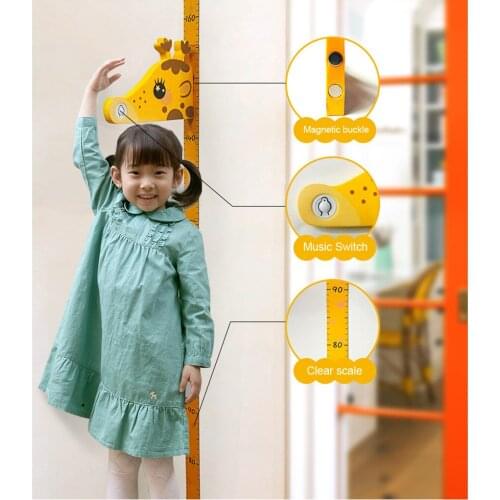 Home Decoration Wall Stickers Removable Children 3D Height Chart Measure Wall Sticker Decal for Kids Living Room Decor Stickers