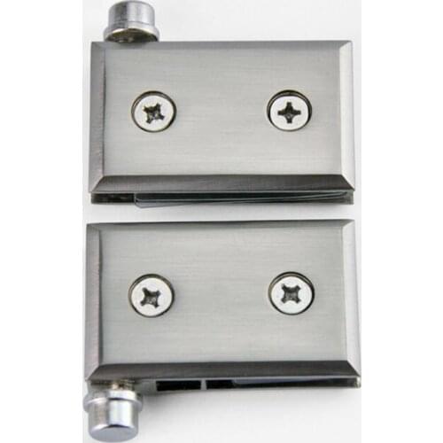 Bilateral Clip Home Easy Install Glass Clamp Zinc Practical Durable Cabinet Door Hinge Bathroom Furniture Cupboard