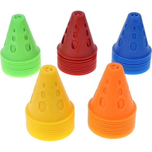 Soccer Trainning Cone Stadium Marking Agility training Marker Free Slalom Skate Pile Cup Football Training Equipment