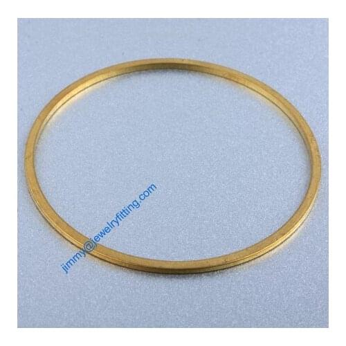 1000 PCS Raw Brass Circle 45*1.2*1.5 mm copper Rings fashion jewelry findings jewelry Connectors Quoit