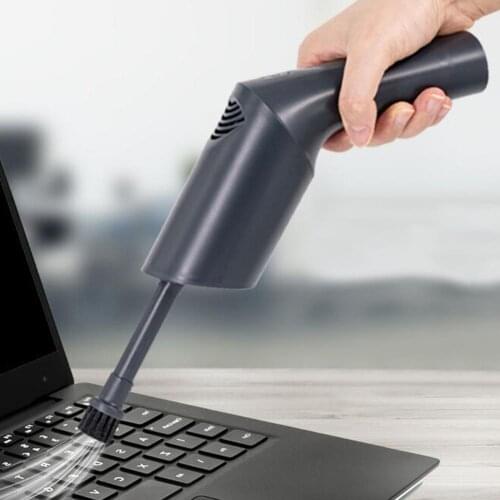 2500mAh Mini Handheld USB Keyboard Vacuum Cleaner Electric Air Duster Computer Dust Blower For Laptop Desktop Camera Cleaning
