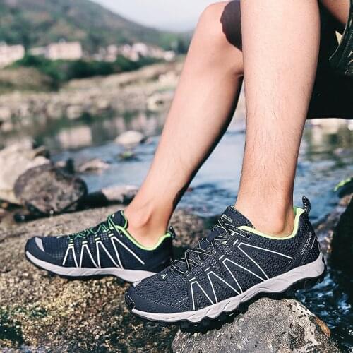 Mens Tactical Sport Quick Dry Upstream Shoes Women Sneakers Breathable Waterproof Trekking Shoes Unisex Camping Hiking Shoes