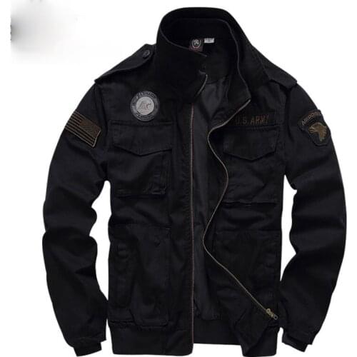 Mens Airborne Military Tactical Jacket Uniform Army Style Winter Flight 2021 Ma1 Coat American Military Clothing Male Green