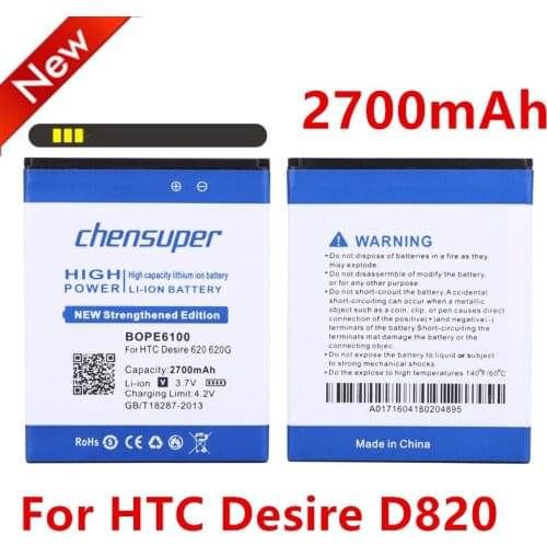 NEW 2700mAh BOPE6100 Battery For HTC Desire D820 820 mini 620 D620 D820MU D820MT 820mini D620G/H/U 620G 620H Battery