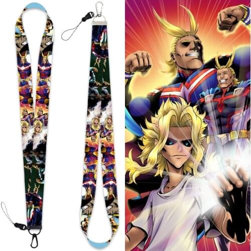Japanese Anime My Hero Academia Ormet Original Mobile Phone Detachable Lanyard Ribbon Keychain