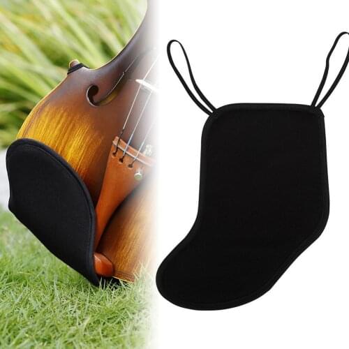 Violin Chin Shoulder Rest Soft Cotton Pad Handmade Breathable 4/4-4/3 Violin Fiddle Shoulder Support Pad Accessory Velvet Cloth