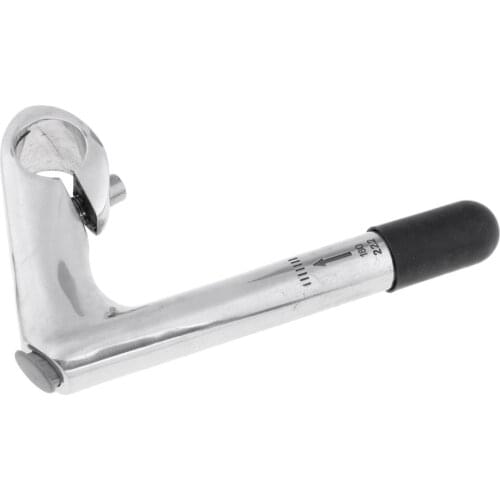 Durable Aluminum Alloy Bike Quill Stem for Fixed Gear Bicycle Cycling Accessories Silver