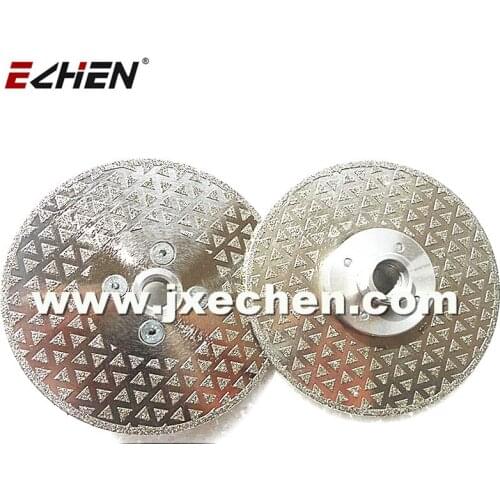 Hight Quality 125mm 5 inches Electroplated Diamond grinding wheel Cutting Saw Blade Cutting and Grinding Marble Cutting Disc