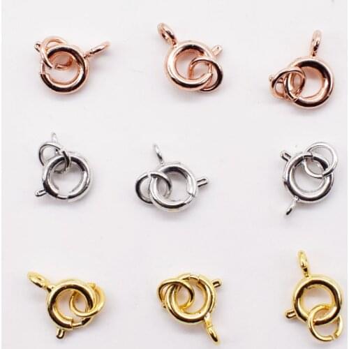 10 pieces Jewelry Making DIY Connector Clasps hooks smaller Findings Women Fashion Pearls Bracelets Metal Clasps Accessories