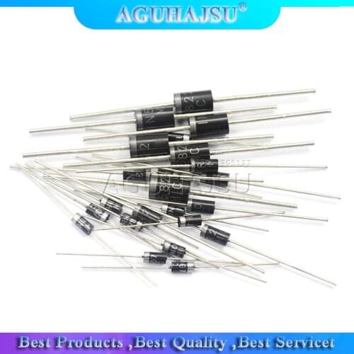 100PCS 1N4007 1N5819 1N4001 UF4007 FR107 FR157 FR207 1N4004 1N4937 HER107 RL207 1N5817 1N5399 DO-41 Rectifier Diode