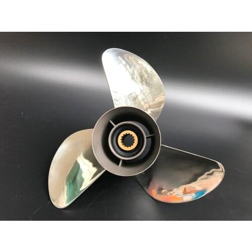 13 3/4x19-m For Yamaha 150--250 HP propeller outboard boat motors STAINLESS STEEL Propeller 15 tooth propeller