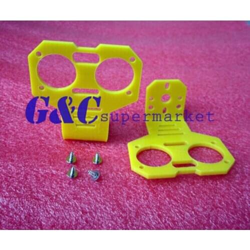 5PCS Yellow Carto Ultrasic Sensor Fixed Bracket for HC-SR04 Module diy electronics