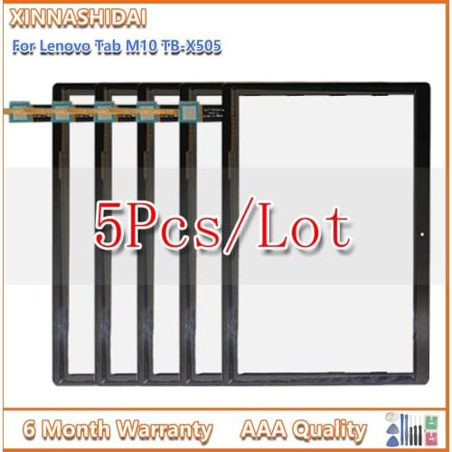 5pcs/lot Touch Screen For Lenovo Tab M10 TB-X505 TB-X505F TB-X505L TB-X505X Display Touch Screen Digitizer Assembly 100% Tested