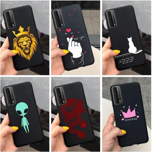 For Huawei Y7a Case Y 7a Cool Fashion Cartoon Phone Cover For Huawei Y7a Soft TPU Fundas HuaweiY7a Full Cover Case 6.67'' Bumper