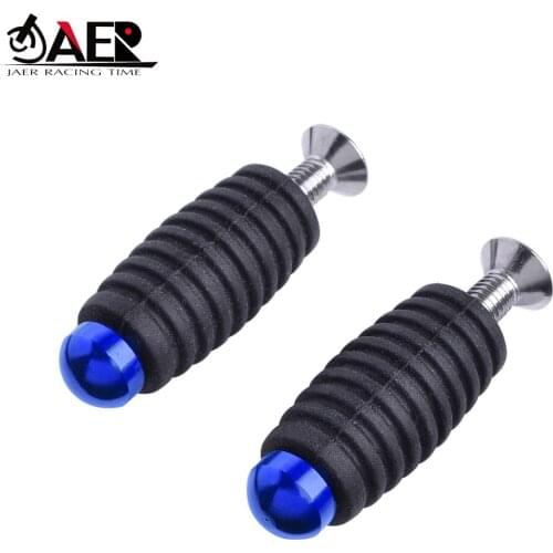 JAER CNC 6mm Rearsets Foot Pegs Racing Gear Shift Brake Lever Footrest for Ducati Suzuki Yamaha KTM BMW Kawasaki Honda Aprilia