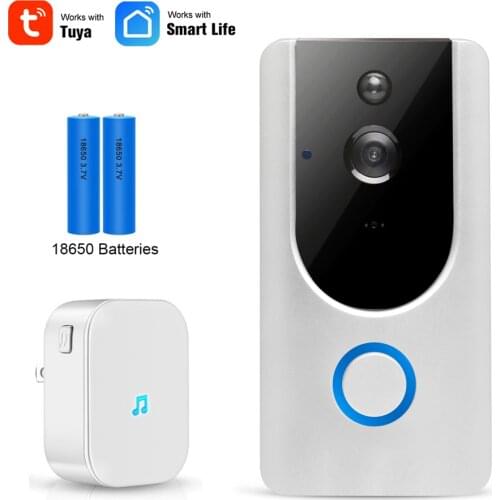 TUYA Doorbell WiFi Video Door bell Camera Smartlife 2MP 1080P HD Camera Two Way Audio Camera Cloud Service Bell Camera