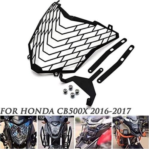 Headlight Grille Shield Mesh Guard for Honda CB500X 2016 2017 Accessories