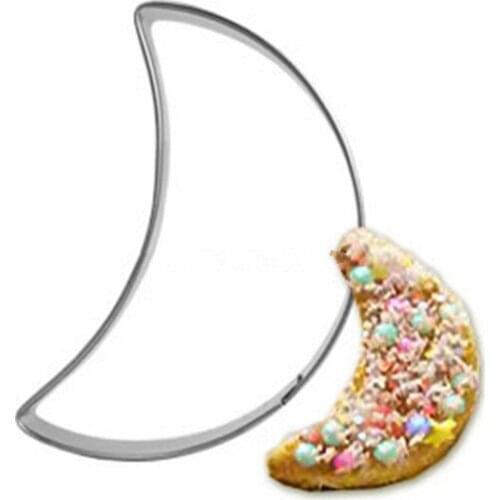 Moon Molds for Cookies Egg Pasta Cutter Mousse Ring Small Kitchen Knives Appliances Stainless Steel Cheap Baking Fondant