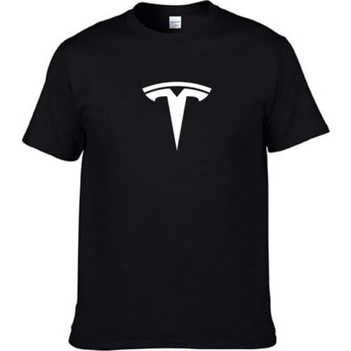 2021 tesla hot sale new fashion arrival summer mens 100% cotton crew neck T-shirt high quality mens shirt Pullover mens tops