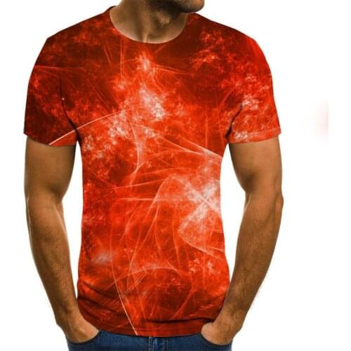 2020 new pattern mens T-shirt summer fashion short-sleeved 3D round neck top retro shirt streetwear oversized mens T-shirt