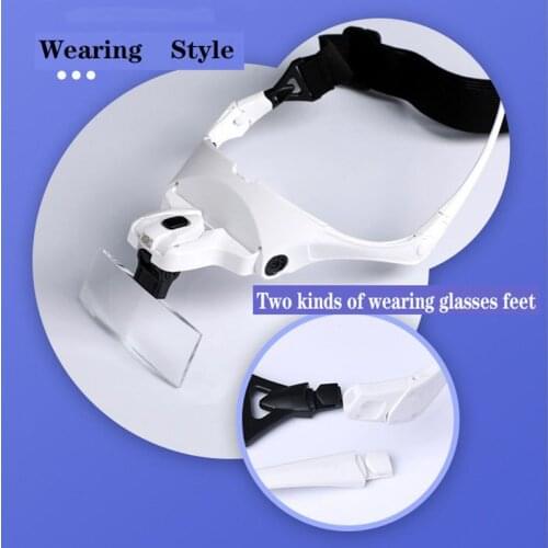 Eyelash Grafting Tool Grafting Eyelash Magnifying Glass With Lamp High Magnification Planting Eyelash Amplifier Eyelash Shop