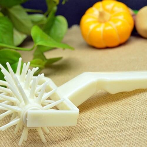 New ortable urable Baking Tool Plastic Roller Dough Pitter Pizza Pastry Docker Large White Kitchen accessories dessert tools