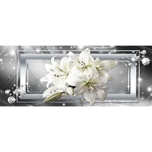 Full Squareround Drill Diamond Painting Cross stitch Orchid flower Series Diamond Embroidery Rhinestone Mosaic Decor Gift