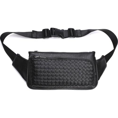 Casual waist packs chest bags woven fashion unisex ins hot style
