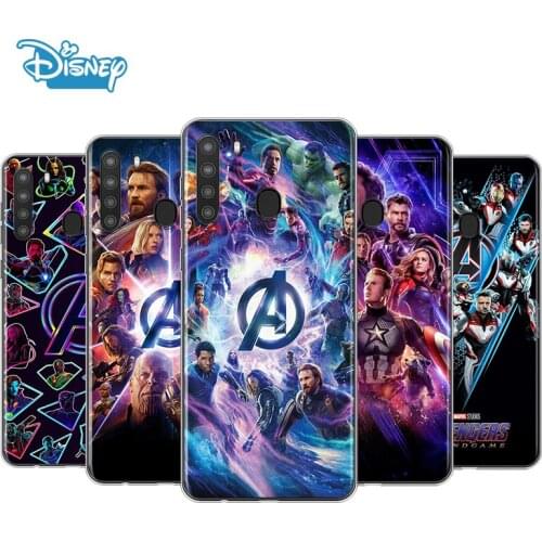 Marvel Avengers Logo For Samsung A90 A80 A70 A70S A60 A50 A40S A30 A20 A10S A10E A10 A2 Core Transparent Phone Case