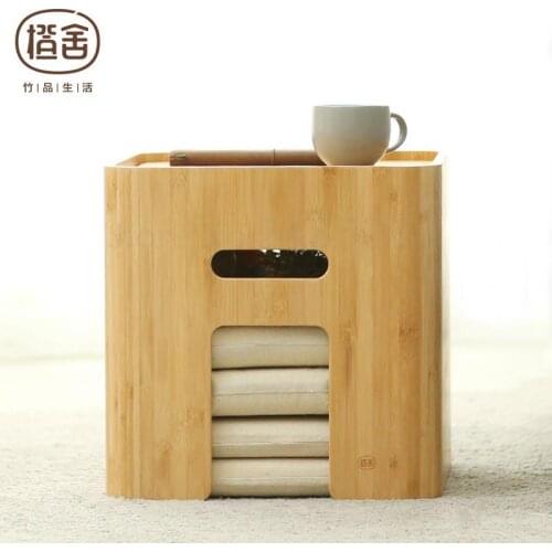 Modern Minimalist Coffee Table Living Room Kung Fu Coffee Table Table Bamboo Solid Wood Small Apartment Tea Table Japanese