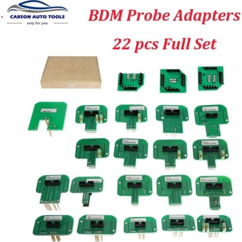 Top KTAG KESS V2 for Dimsport BDM Probe Adapters 22pcs/set full package LED BDM Frame ECU RAMP Adapters Free shipping