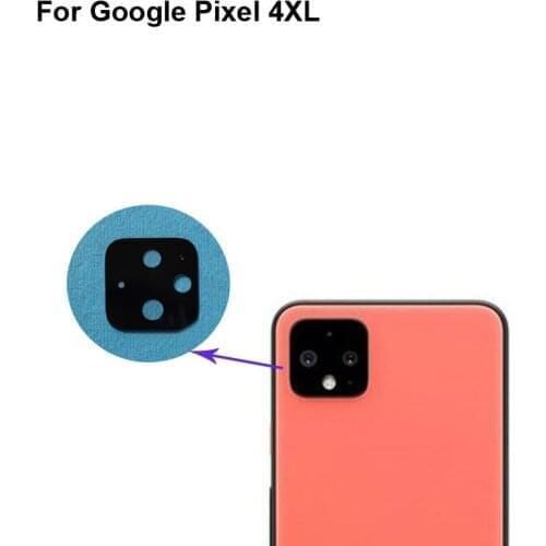 High quality For Google Pixel 4 XL 4XL Back Rear Camera Glass Lens test good For Google Pixel4 XL 6.3" Replacement Parts