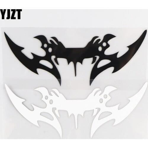 YJZT 6.2CM×15.5CM Battle Weapon Yue Personalized Car Sticker Creative Vinyl Body Decoration Decal 1C-0151