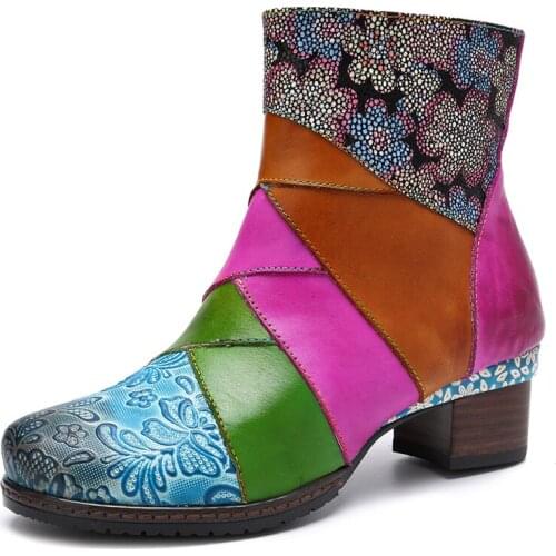 Genuine Leather Women Winter Boots Warm Shoes Ankle Snow Short Boots Casual Ladies 2018 New Autumn Winter Free Shipping