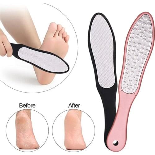 1pc Portable Stainless Steel Foot Rasp File Hard Dead Skin Grinding Feet Remover Professional Skin Callus File Pedicure Too