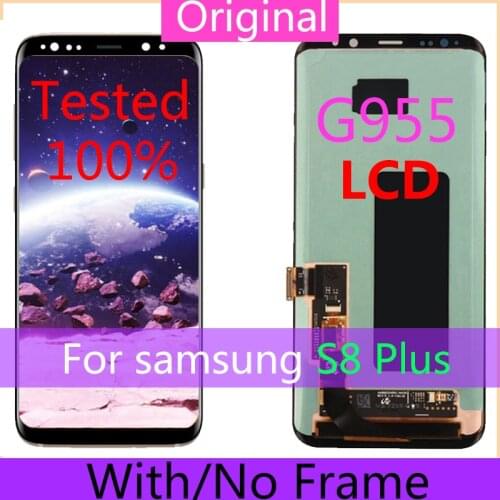 Original Replacement For Samsung Galaxy S8plus LCD Super Amoled G955F Touch Screen S8 Plus G955 Touch Screen Assembly