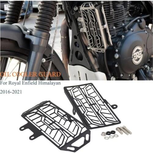 2021 Motorcycle For Royal Enfield Fit Himalayan Oil Cooler Guard Protective Guards Radiator Cover 2020 2019 2018 2017 2016