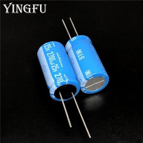 2pcs/20pcs 2700uF 25V NICHICON BT Series 16x32mm Highly dependable reliability 25V2700uF Aluminum Electrolytic capacitor