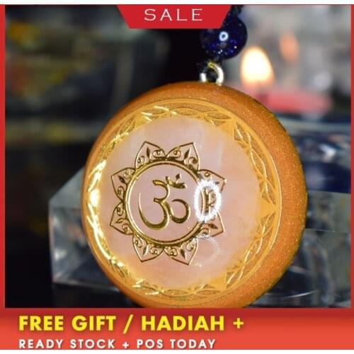 Elite Orgonite Energy Pendant Pink crystal The Soul Bring Lucky Reiki Stone Pendant Necklace Glamour Jewelry For Woman