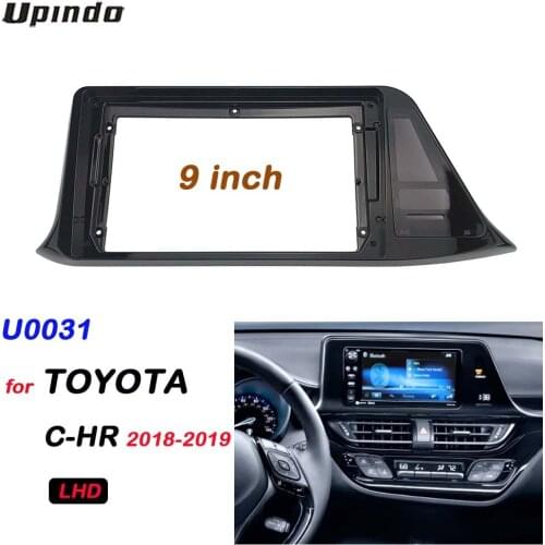 2 Din 9 inch Car Radio installation DVD GPS mp5 ABS PC Plastic Fascia Plane frame for TOYOTA C-HR CHR 2018-2019 Dash Kit